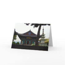 Buddhist  Temple Daegu, South Korea cards
