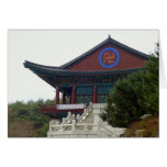 Buddhist  Temple Daegu, South Korea Greeting Card