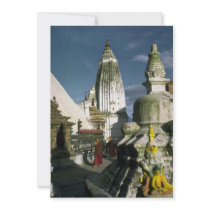 Buddhist Temple in Kathmandu, Nepal Personalized Invitations