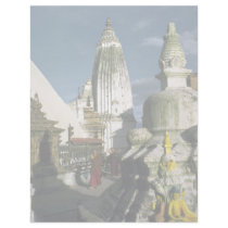 Buddhist Temple in Kathmandu, Nepal Customized Letterhead