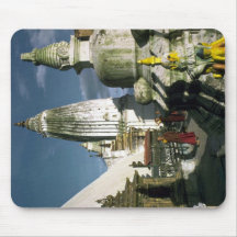 Buddhist Temple in Kathmandu, Nepal Mousepads