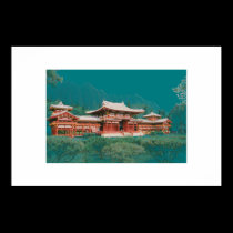 Buddhist temple, Oahu posters