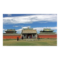 Buddhist temples at Erdene Zuu, Monglia posters