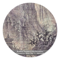 Buddhist Temples In The Mountains Sticker