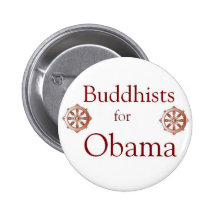 Buddhists for Obama 2012 Button