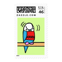 Buddie Preening Postage Stamps