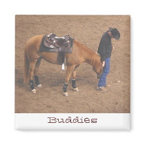 BUDDIES - magnet by Horseshoes3 BUDDIES - magnet