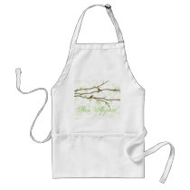 Budding Branches with Birds Bon Appetite Apron