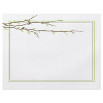 Budding Branches with Birds Bordered Flyer