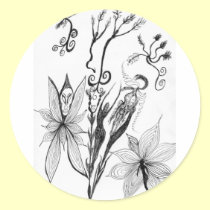 Budding Grace stickers