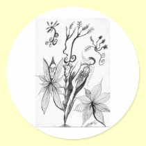 Budding Grace stickers