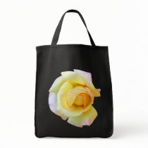 Budding Yellow Rose Dark Bags