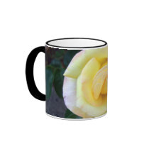 Budding Yellow Rose Mugs