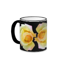 Budding Yellow Rose Mugs