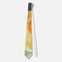 Budding Yellow Rose Tie