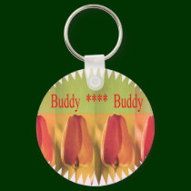 Buddy Buddy: Flower Buds keychains by doonagiri Buddy Buddy: Flower Buds keychains