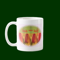 Buddy Buddy: Flower Buds mugs by doonagiri Buddy Buddy: Flower Buds mugs