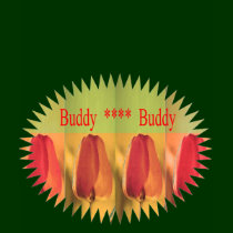 Buddy Buddy: Flower Buds t-shirts by doonagiri Buddy Buddy: Flower Buds t-shirts