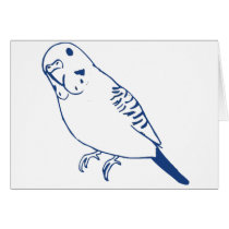 Budgerigar Greeting Cards