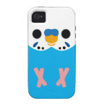 Budgerigar (Opaline Skyblue Male) iPhone 4 Covers