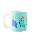 Budgerigars Mug by nature_art Budgerigars Mug