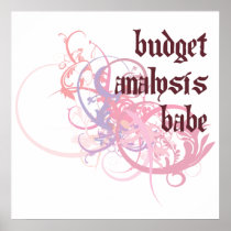 Budget Analysis Babe Posters