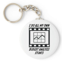 Budget Analysis Stunts Key Chain