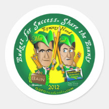 Budget For Success Round Sticker