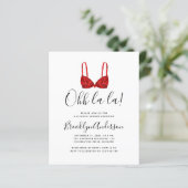 Budget Ohh La La Lingerie Shower Invitation Zazzle