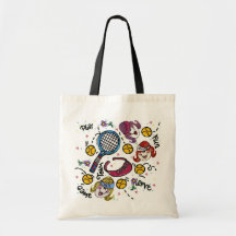 Budget Tote -Tennis Girls Tote Bag