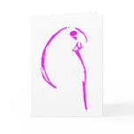 Budgie Birthday Card