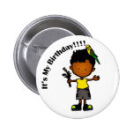 Budgie Boy 4 "It's My Birthday!!" Button(BU11-4g4) buttons