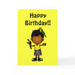 Budgie Boy Birthday Card 2 (C114g4)