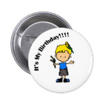 Budgie Boy (Blonde) Button buttons