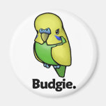 Budgie Budgie. Refrigerator Magnet