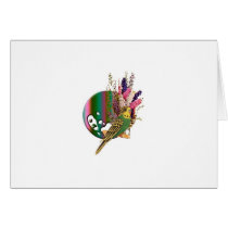 Budgie Greeting Card