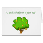 Budgie in a Pear Tree Cards