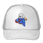 Budgie Rocks-Red Guitar Trucker Hat