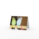 Budgie Small Note Card