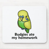 Budgies ate my homework mouse pads