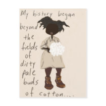 buds of cotton postcards
