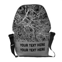 Buds of White enkianthus Messenger Bag