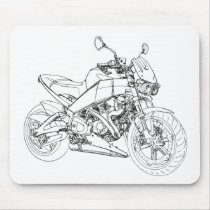Buell Lightning Mouse Pad