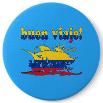 Buen Viaje - Good Trip in Colombian - Vacations Pin