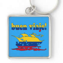 Buen Viaje - Good Trip in Colombian - Vacations Keychain