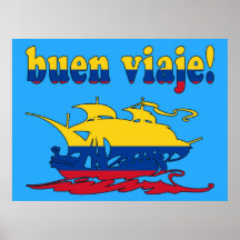 Buen Viaje - Good Trip in Colombian - Vacations Poster