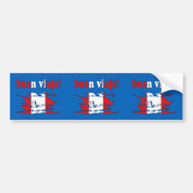 Buen Viaje - Good Trip in Peruvian - Vacations Bumper Sticker