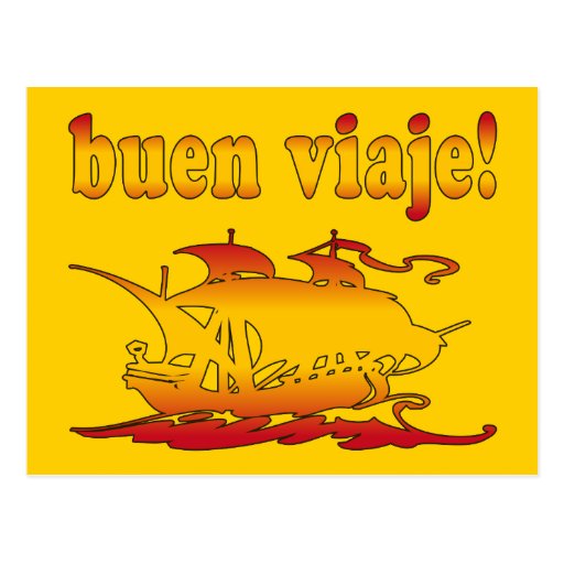 buen-viaje-good-trip-in-spanish-vacations-travel-postcard-zazzle