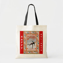 Buenas fiestas Davos 1906 Bolsa Lienzo