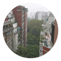 Buenos Aires Apartments In Argentina Round Stickers